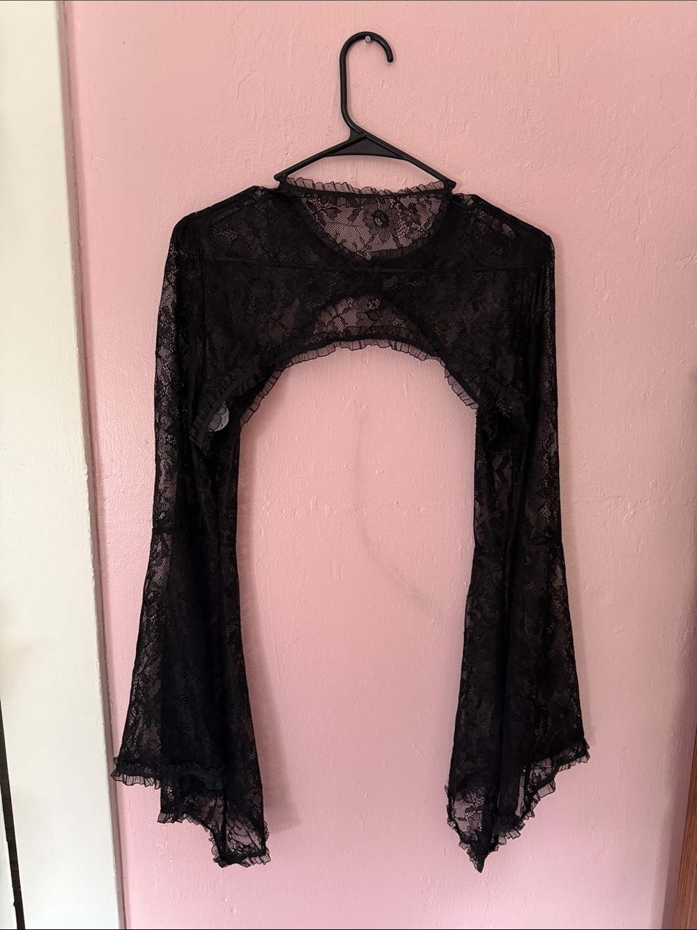 Black Lace Bolero Shrug
